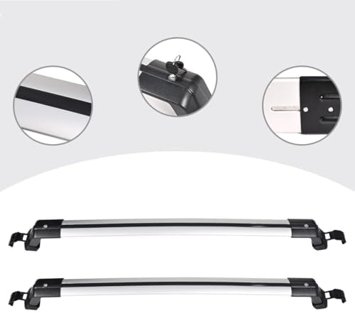 Roof Rack Crossbars Luggage Kayak Cargo Carrier + Lock Fit - Image 3