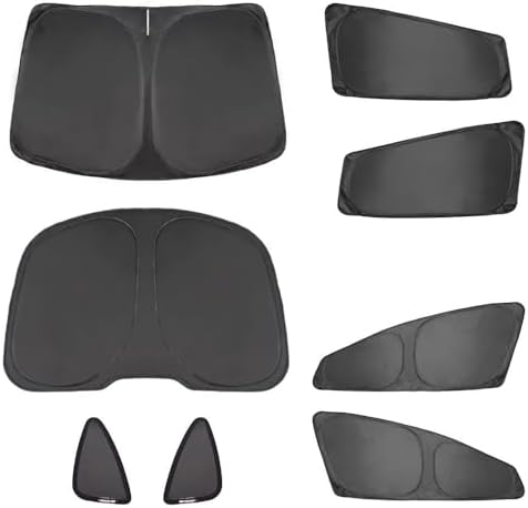 Sunshade 10PCS Set for Tesla Model Y/3, Full Coverage Sun Shade - Image 3