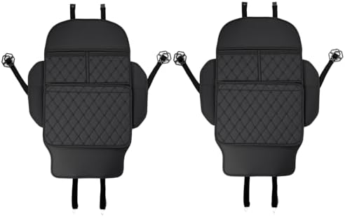 2 Pack Seat Back Protector for Kids, Car Kick Mats Back Seat - Image 4