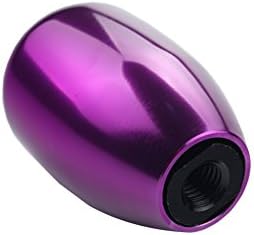 DEWHEL JDM Universal 5 Speed Manual Shift Knob M10x1.5 Screw On Purple - Image 3