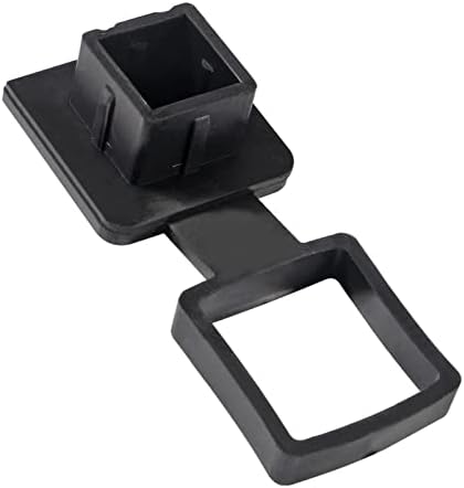 Trailer Hitch Tube Cover 1.25'' Rubber Plug Cap Insert 1 1/4 inch Heavy Duty by Dorhea
