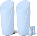 Car Trash Can Bin with Lid-2 Packs Car Garbage Can Cup Holder-Light Blue Mini by SGLRT