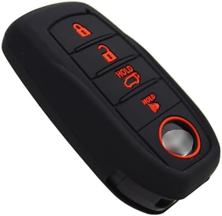 Silicone 4 Buttons Key Fob Cover Case - Image 3