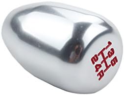 DEWHEL JDM Universal 5 Speed Manual Shift Knob M10x1.5 Screw On Silver - Image 3