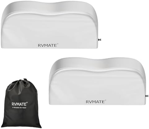 RVMATE RV Tire Covers, Dual Axle Wheel Cover Fits 33"-35" Dia. Tires, 2 Pack by RVMATE
