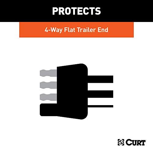 CURT 58750 Trailer-Side 4-Pin Flat Trailer Wiring Harness Connector Dust Cover - Image 4