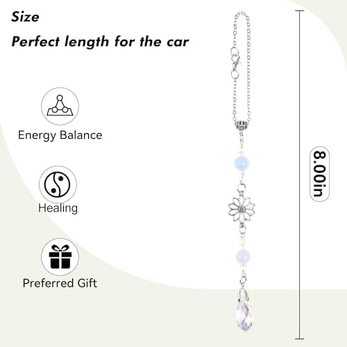 Car Rear View Mirror Accessories Dasiy Hanging Ornament - Image 4