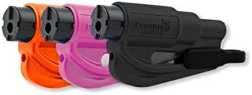 resqme The Original Emergency Keychain Car Escape Tool, 2-in-1 Seatbelt Cutter by resqmeInc