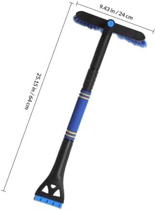 Telescopic Snow Brush with Detachable Ice Scraper Tool - Image 2