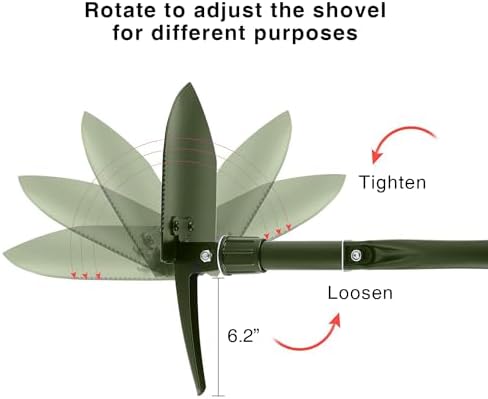 Folding Shovel, Collapsible Shovel - Image 2