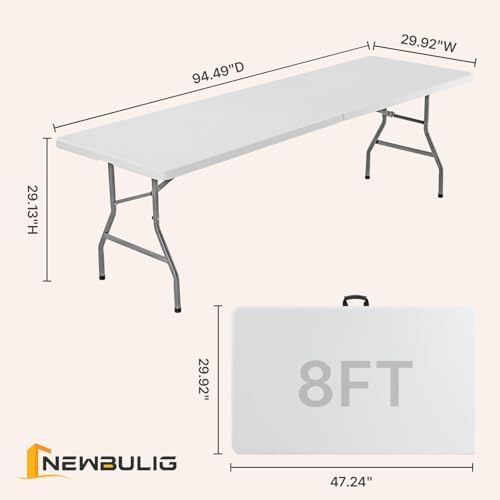 NEWBULIG 8 FT Foldable Table - Image 3