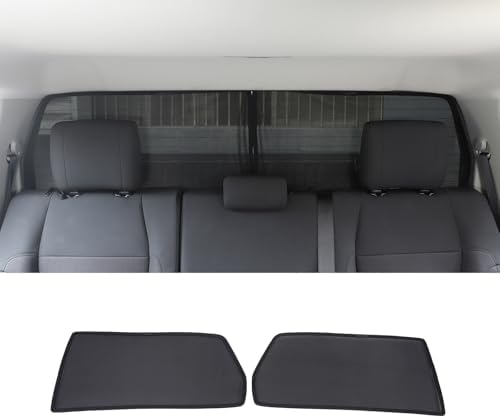 Window Shade Compatible with Toyot@ Tundra 2022-2025, Breathable Mesh Side by HIRUFAIT