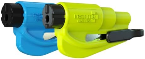 RESQME The Original Compact Emergency Keychain Car Escape Tool, Seatbelt Cutter by resqmeInc