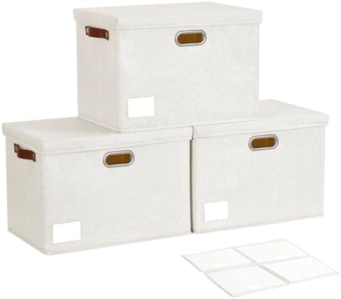 17" Large Fabric Storage Box by Roobyl