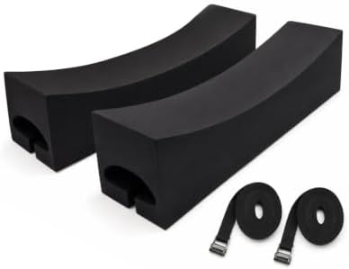 2 Pieces Car Top Kayak Racks Foam Blocks Carrier Roof Rack Pads Paddleboard Non by Unknown