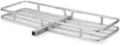 Guide Gear Hitch Cargo Carrier Mount Aluminum, Hitch Rack Basket by GuideGear