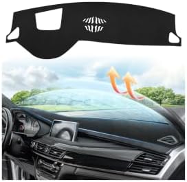 Cartist Black Dash Cover for 2014-2018 BMW X5 Dashboard Cover Mat by cartist