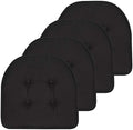 Sweet Home Collection Chair Cushion Memory Foam Pads Tufted Slip Non Skid by SweetHomeCollection