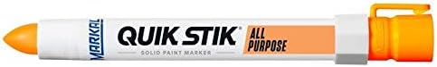 Markal 61043 Quik Stik All Purpose Long-Lasting Solid Paint Marker, Fluorescent - Image 2