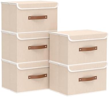 Yawinhe Collapsible Storage Boxes, 10.2x7.9x6.7in by Yawinhe