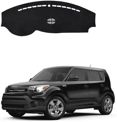 Dashboard Mat Cover for Kia Soul 2014-2019 Nonslip Center Console Sunshield by BOLTRY