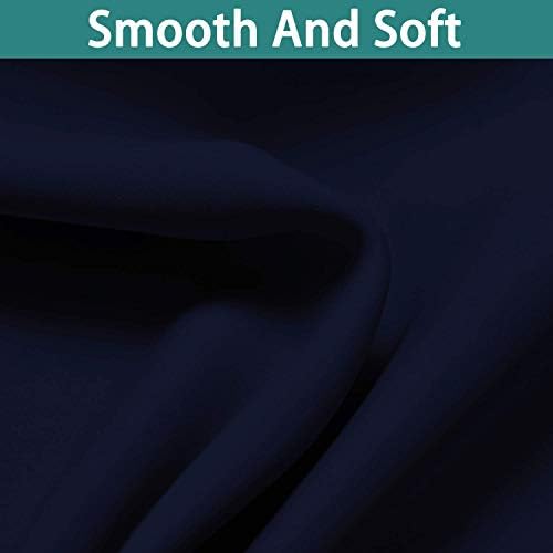 Yakamok Navy Blue Blackout Patio Door Curtain Panels W100 x L96, 1 Panel - Image 7