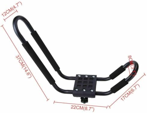 2pcs Roof Rack Mount Top Rail Crossbar Luggage Carrier Set Steel KKRRCCTJMFSTCR - Image 5