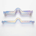 10 Pack Rearview Mirror Charm Holder Combo Set, Iridescent Rainbow Acrylic Car by YongPan