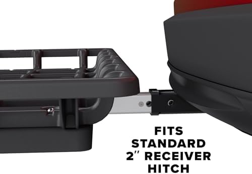 WeatherTech Hitch Basket Cargo Carrier 45"x28" 500lb. Load Capacity Aluminum - Image 6