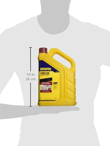 Irwin Tools IRWIN STRAIT-LINE Marking Chalk, Permanent Staining, Crimson Red - Image 3