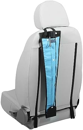 X AUTOHAUX Multifunction Car Back Seat Umbrella Storage Holder Hanging Blue - Image 5