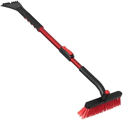 Gardenised 30-40" Extendable Aluminum Snow Brush & Ice Scraper 2-in-1 Winter by Gardenised