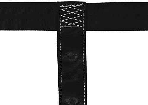 MOTO4U Universal Motorcycle Rear Wheel Tie Down Strap in Black - Image 7