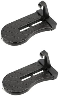 2 Pack Car Door Step, Folding Aluminum Alloy Step by Swpato