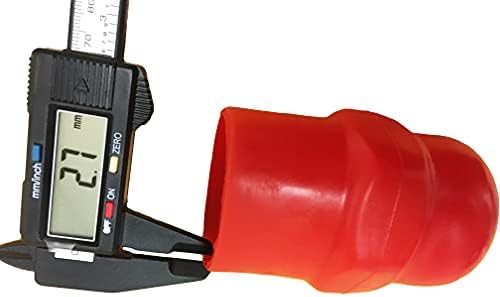 Larin Red Rubber Trailer Hitch Ball Cover, Fit 1-7/8 or 2 Inch Trailer Balls - Image 4