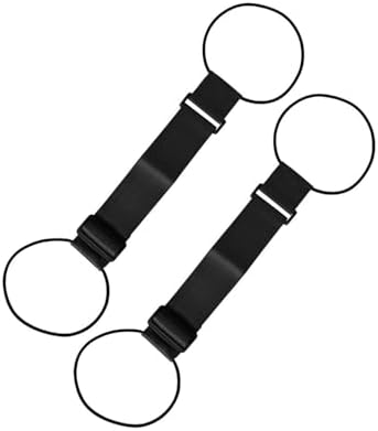 Luggage Connector Straps, Adjustable Bag Luggage Straps 2PCS Black+Black by Unknown