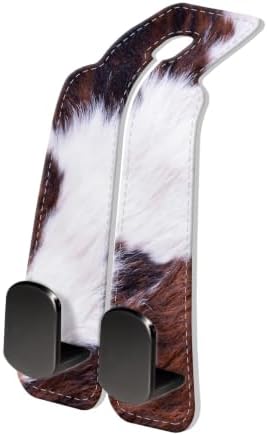 PU Leather Car Seat Hook, Storage Headrest Hanger, Cute Car Backseat Organizer by Unknown