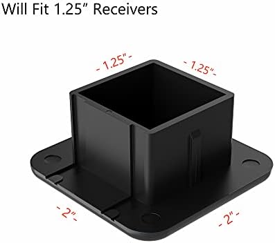 Bear Dog Paw Foot Hitch Cover Tube Plug Insert Fits 1.25" Receivers - Image 5
