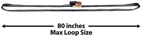 PowerTye 1in x 14ft Easy-Grip Xtra-Long Endless Ratchet Straps - Image 3