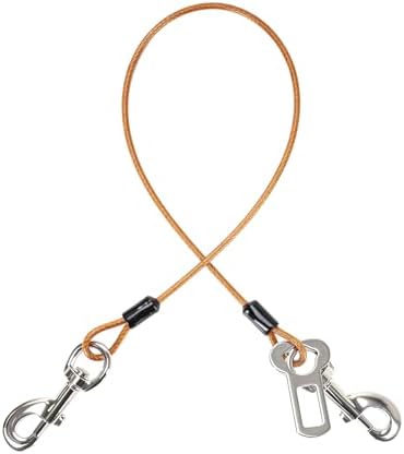 Dog Seat Belt Harness for Car, Dog Seatbelt of Coated Wire Leash Safety - Image 7