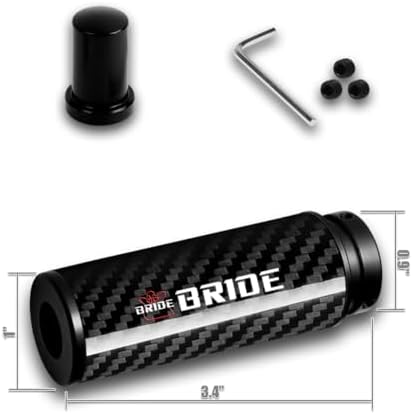 W-POWER Universal Auto Car Aluminum Handbrake Cover Hand Brake Sleeve Handle - Image 3