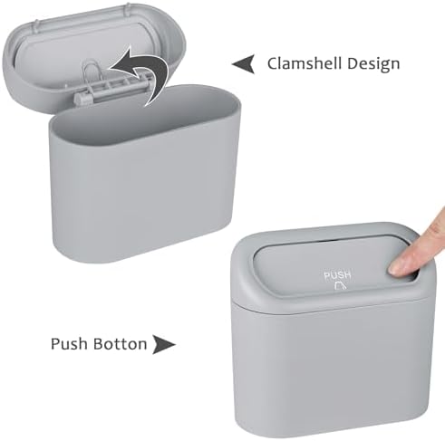 Accmor Car Trash Can, Portable Vehicle Trash Bin - Image 4