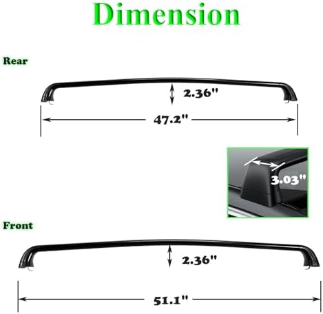Roof Rack Cross Bars Fits for 2019-2024 Hyundai Palisade SE SEL XRT Limited - Image 3