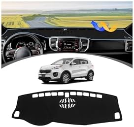 FIILINES Dash Cover for 2017-2022 Kia Sportage, Dashboard Mat Exact Fit for by FIILINESBuyNow
