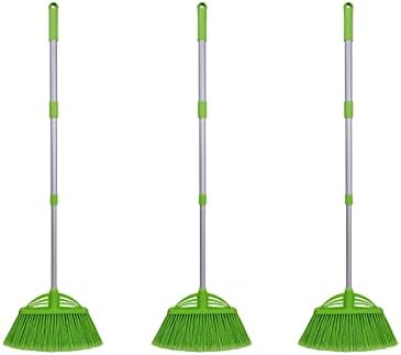 Three-Section Telescopic Aluminum Alloy Rod Long-Handled Broom by HOMEIMPROVEMENT