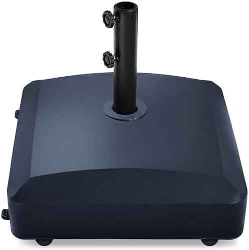 Best Choice Products 123lb Capacity Fillable Mobile Umbrella Base Heavy Duty by BestChoiceProducts