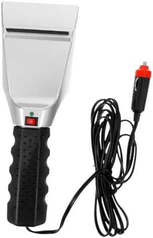 Electric Car Snow Removal Tool Heated Ice Scraper Brush Winter Deicing Shovel by BRIGHTFUFU