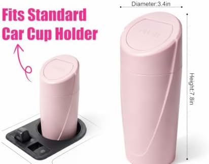 Car Trash Can, 2 Pack Leakproof Mini Garbage Bin - Image 3
