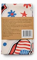Wildflowers Microfiber Kitchen Towels | Patriotic Tongues - Image 2