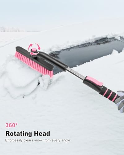 SEAAES Ice Scraper with Snow Brush, Snow Removal - Image 5